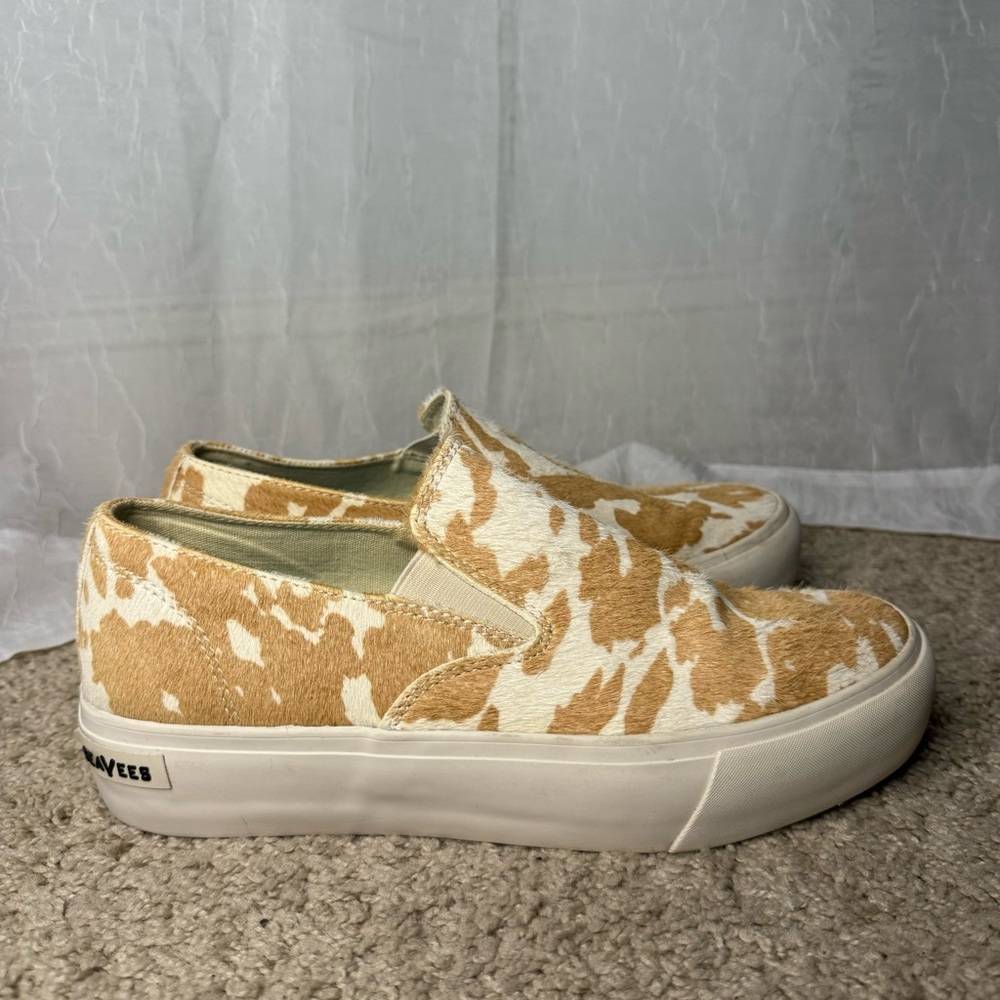 Seavees cow print sneaker
